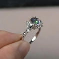 thumbnail image 3 of PERITANG Classic Cocktail Wedding For Women For Her Shiny Dazzling CZ AAA Zircon Ring Ideal Jewelry Gift Gift Box Included, 3 of 7