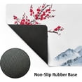 thumbnail image 6 of Cherry Blossom Mouse Pad XXL- 35.4×15.74 Inch Pink White Full Desk Watercolor Sunset Japanese Sakura Mousepad Extended Large Non-Slip Rubber Base Mouse Mat with Stitched Edges for Gaming and Office, 6 of 6