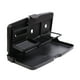 thumbnail image 4 of Bandeja plegable para el asiento trasero del coche - Mesa universal negra de comedor con portavasos para comida, bebidas, teléfono, 4 of 9