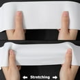 thumbnail image 3 of 6M 3 Inch White Elastic Spool Heavy Stretch High Elasticity Knit Strap Flat Wide Braided Sewing Elastic Cord Bundle for Sewing Making Waistband Pants Swimwear Clothes Bags Accessories Supply, 3 of 5