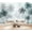 Color 1, variant on Wallpaper Misty Black White Forest Landscape Dense Trees Fog Peel and Stick Wall Murals 100"H x 144"W Removable PVC Wall Paper Self-Adhesive Wall Paintings Art Decor for Bedroom Living Room
