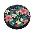 thumbnail image 3 of Easygdp Green Tropical Leaves Wheel Sun Guard, Spare Tire Cover,Universal Trailer Suv Truck Camper Travel,Easy To Install And Remove -16 Inch, 3 of 9