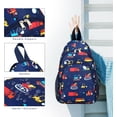 thumbnail image 4 of Unicorn Crossbody Bag Shoulder Backpack Chest Bag, Small Kawaii Sling Backpack Pink, 4 of 6