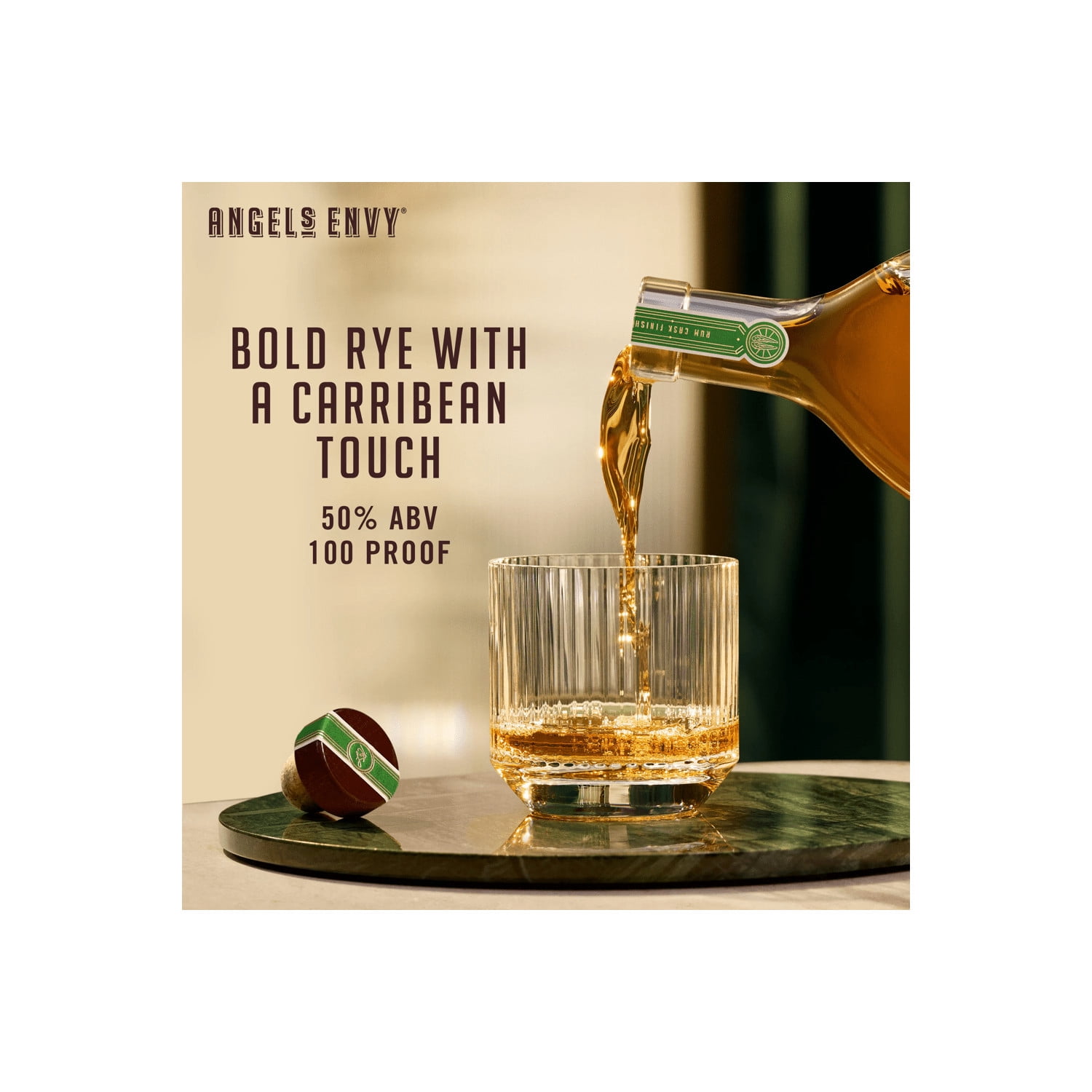 ANGEL'S ENVY, Finished Rye Whiskey, 750 mL Bottle, ABV 50