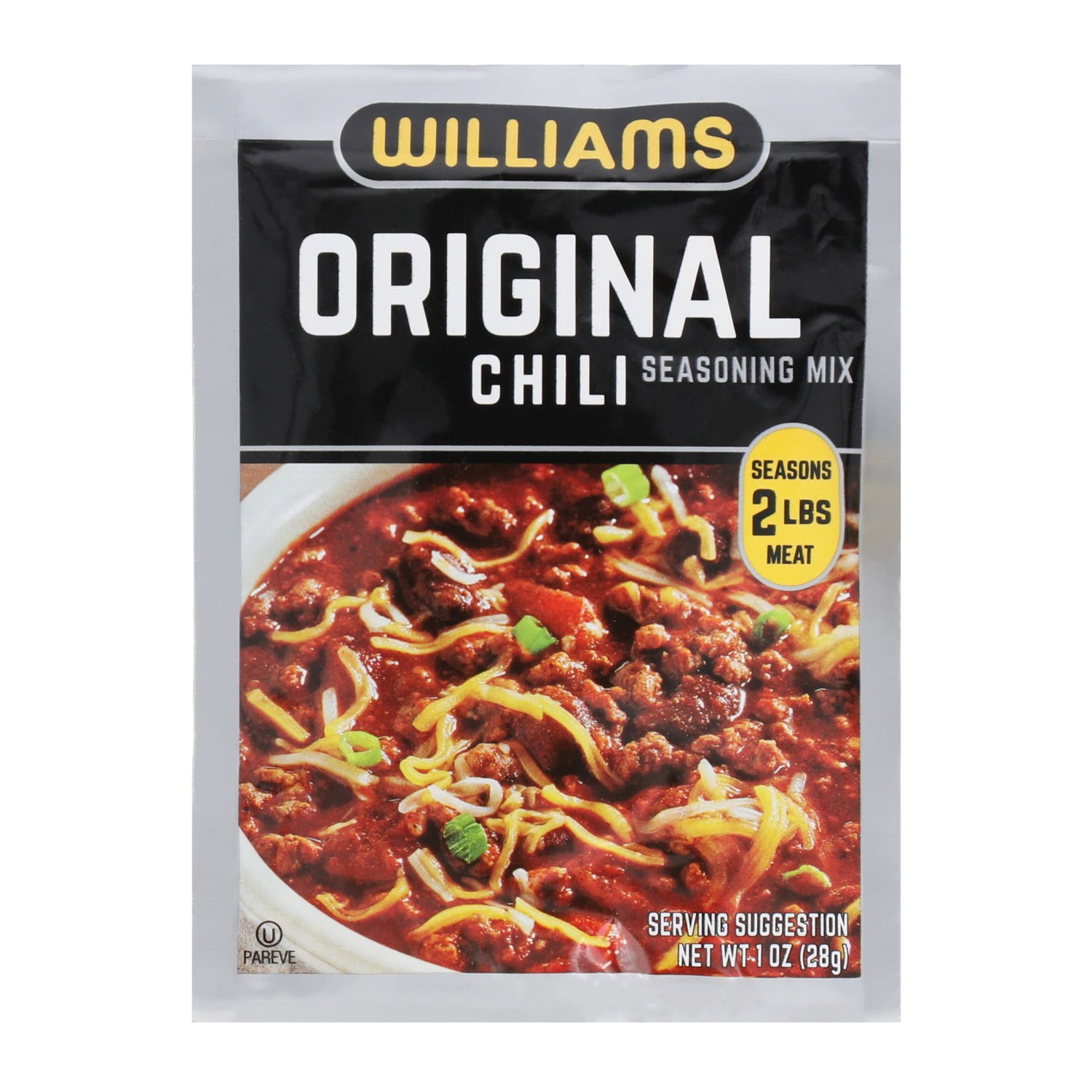(24 pack) Williams Original Chili Seasoning Mix, 1 oz