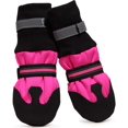 thumbnail image 3 of HELIAHOO Dog Shoes Waterproof Dog Boots, Reflective Pet Paw Protectors Anti-Slip Booties with Adjustable Strap Rugged Anti-Slip Sole for Medium Large Dogs All Seasons 4PCS CJ915-127525, 3 of 8