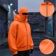 thumbnail image 3 of Ceisia Men's Outdoor Sports Jacket Hooded Long Sleeve Summer Loose Fit with Pockets Gift, 3 of 9