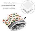 thumbnail image 7 of Oven Mitts and Pot Holders 4 Piece, Christmas Hat Cute Puppy High Heat Slip Resistant Oven Mitt and Trivets Set Kitchen Oven Glove Pot Holders for Cooking Baking Grilling, 7 of 7