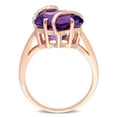 thumbnail image 4 of Everly Women's Amethyst Sterling Silver Ring, 4 of 6