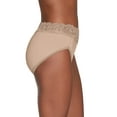 thumbnail image 3 of Vanity Fair Lingerie Women's Underwear, Flattering Lace Hi-Cut Brief Panty, 3 of 7