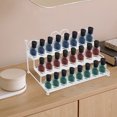 thumbnail image 3 of MasteelfCA Metal Nail Polish Organizer Holder Table Nail Polish Dispaly Organizing Rack (White), 3 of 7