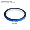 thumbnail image 2 of 8mm x 50m Prism Tape, Holographic Reflective Self Adhesive for DIY Art Craft Wrapping Decoration, Blue, 2 of 5