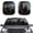 Chocolate Labrador Dog Print, variant on Pzuqiu Windshield Sun Shade with Funny Highland Cow Design, Car Sun Shade for Sedan and Daily Use to Block UV Rays