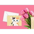 thumbnail image 3 of Calico Cat Note Cards for Correspondence - 10 Note Cards with Envelopes - Cat -, 3 of 4