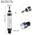 thumbnail image 2 of Uxcell 16mm Bore 25mm Stroke Pneumatic Air Cylinder with Y Connector and Fittings, 2 of 5