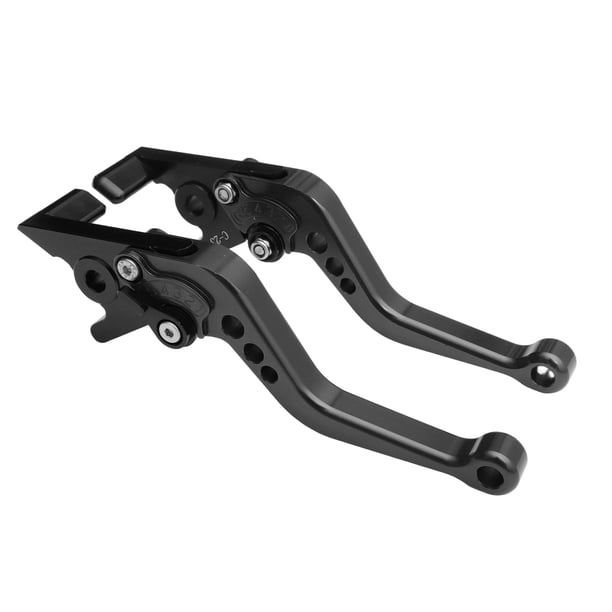 Palancas de freno y embrague cortas Unique Bargains para Aprilia SHIVER 750/GT 2007-2016, palanca de freno ajustable en 6 posiciones, aleación de aluminio T6 6061, negra