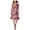 Pink - blackcombo, variant on Maison Jules Womens Printed A-Line Dress