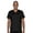 BLACK, variant on ProFlex Tailored Fit Comfort Stretch 2-Pkt V-Neck Scrub Top for Men 4259