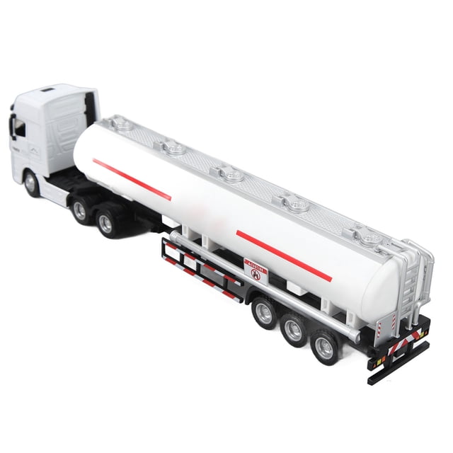 Oil Tanker Truck Alloy ABS 1:50 Tractor Trailer Toy Model with Friends for Kids 8+ High Collection Value Decorations Play