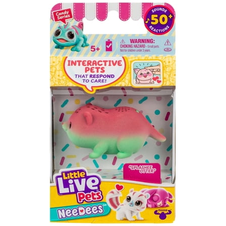 Little Live Pets Candy Series Splashee Otter Wearable Interactive Figure Pack