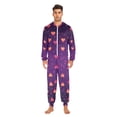 thumbnail image 3 of FORMRS Onesies Pajama for Adults Unisex Hoodie Winter Jumpsuit One Piece Sleepwear, Sizes S-2XL, Love in The Clouds, 3 of 7