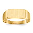 thumbnail image 6 of 14K Yellow Gold Signet Ring Size 6, 6 of 6