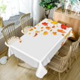 thumbnail image 5 of 60x84inches Fall Leaf Tablecloth Maple Leaves Print Rectangle Table Cover Waterproof and Stain Resistant Polyester Tablecloth for Thanksgiving Party Autumn Harvest Fall Party Decorations, 5 of 7