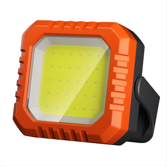 Mini Recargable con Luz LED COB, Resistente Al Agua, con Carga USB, Lámpara de Trabajo para Exteriores con Imán, Reflector de Alta Intensidad.
