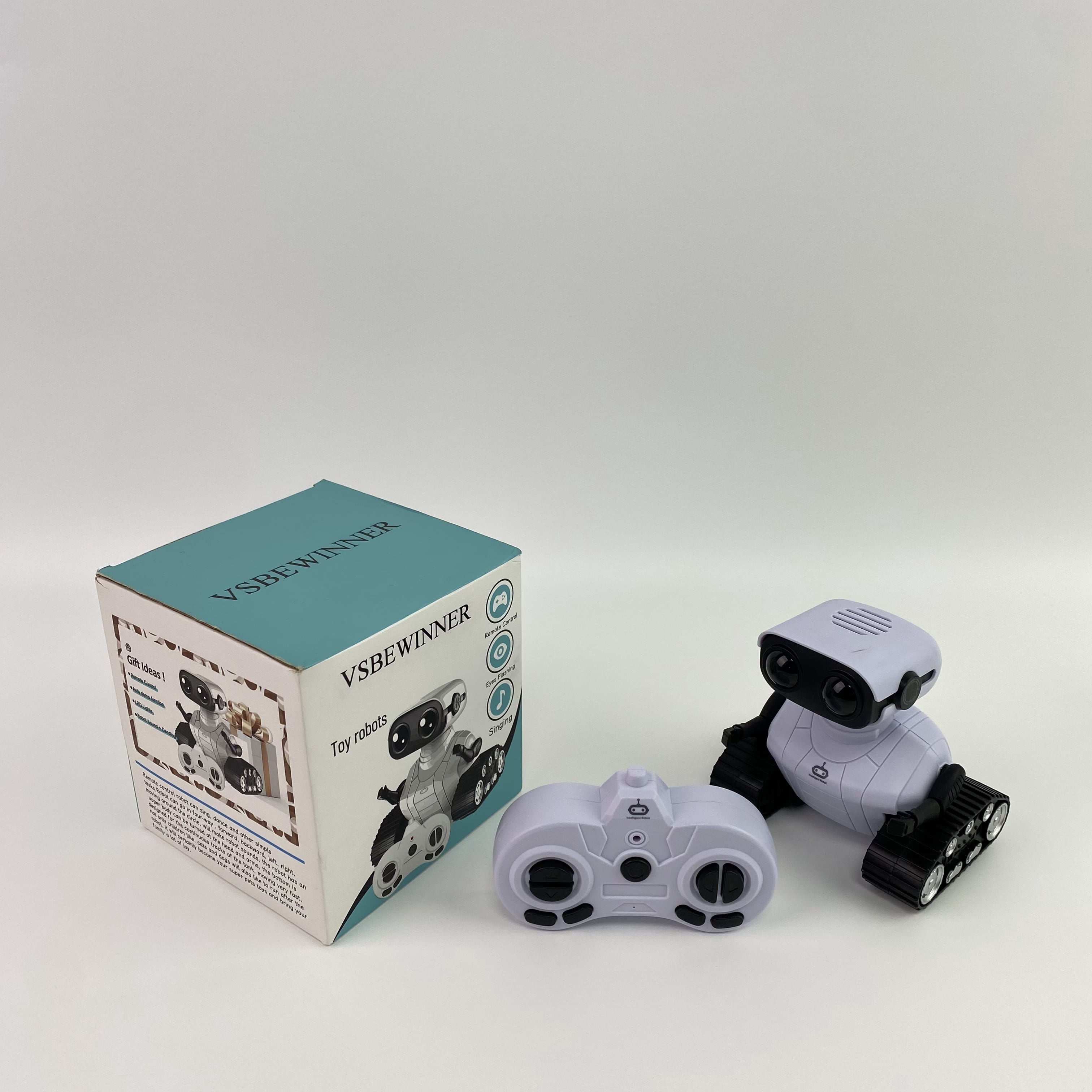 VSBEWINNER Toy robots, Robot Toys,Flexible RC Robots,Remote Control Robot Toys with Dancing Singing Music and LED Eyes, Birthday Gifts