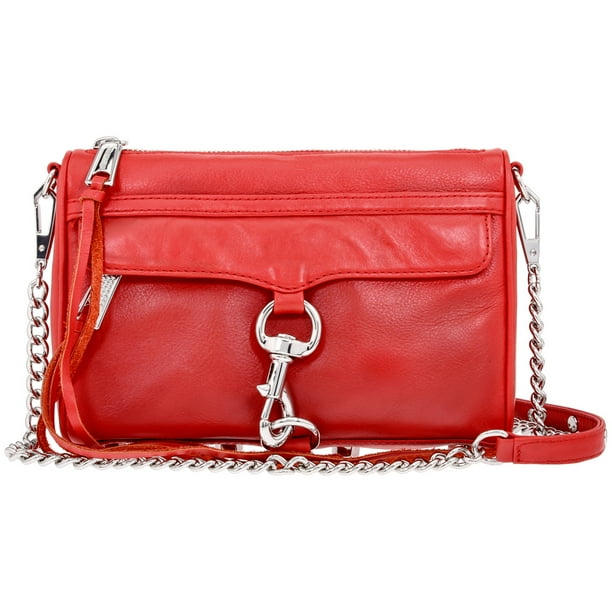 Rebecca Minkoff MAC Ladies One Size Red Leather Crossbody Bag