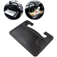 thumbnail image 3 of Steering Wheel Desk, Easy Install Car Table Steering Wheel Tray and Vehicle Seat Mount Notebook Laptop Eating Desk, Car Food Eating Tray for Tesla Model 3 S X Y, 3 of 8
