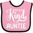 thumbnail image 3 of Inktastic Gift for Aunts | One of a Kind Auntie (white) Girls Baby Bib, 3 of 4
