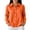 Orange #74, variant on WULMLEO Waffle Knit Button Down Shirts for Women Casual Oversized Long Sleeve Collared Sweater Dressy Blouse Fall Tops Purple 2XL