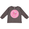 thumbnail image 3 of Inktastic Tennis Pink Ball Girls Long Sleeve Toddler T-Shirt, 3 of 5