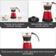 thumbnail image 2 of Cafetera eléctrica Imusa Red, 180 ml o 90 ml, 6 o 3 tazas, 2 of 7