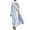 Light Blue, variant on Womenās Casual RuffledāHem FlowyāChiffon OpenāFront FullāLength Muslim Abaya Cardigan For RamadanāPrayer And Everyday DubaiāStyle Wear Size SāXXL Plus Size Friendly