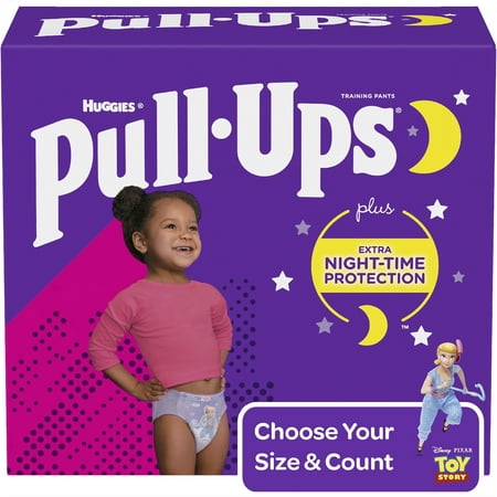 Pull-Ups Girls' Night-Time Training Pants, 3T-4T, 44