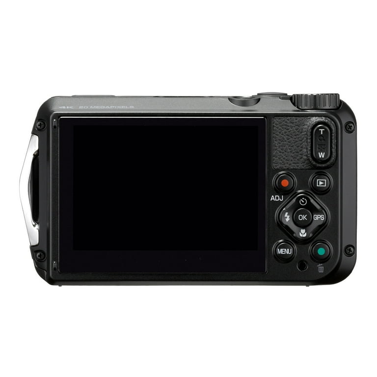 Ricoh WG-6 Digital Camera (Black) with Gadget Bag and 64GB Memory