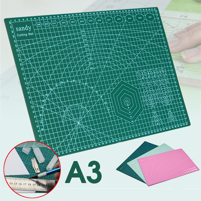 A3 Grid Lines PVC Cutting Mat Board DIY Craft Tools Office Stationery