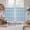 Blue, variant on Grey Boho Kitchen Curtains 63 Inch Length, Vintage Ethnic Tribe Abstract Art Tiers Curtains for Living Room Berdoom Bathroom, Light Filtering Drapes Rod Pocket Window Treatment 2 Panels 42"Wx63"L