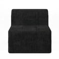 thumbnail image 2 of Modern Minimalist Compressed Sofa with Extra Sleeping Space - Black, 2 of 5