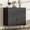 Black, variant on Coffee Bar with 2 Doors & Drawer, Sideboard Buffet with Adjustable Shelves, Liquor Cabinet with Storage, Accent Console Table for Living & Dining Room, Black