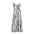 thumbnail image 3 of Generic Women's Summer Maxi Dress Casual V-Neck Sleeveless Bohemian Spaghetti Strap Floral Long Maxi Dress, 3 of 4