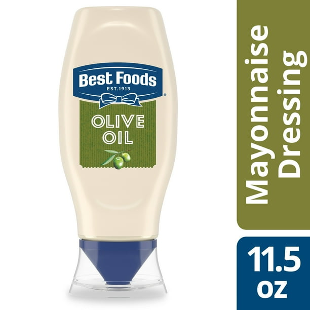 Best Foods with Olive Oil Squeeze Mayonnaise Dressing, 11.5 oz