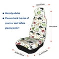 thumbnail image 4 of Fuzoiu Dinosaur Print Seat Covers Set, Car Seat Covers Front Seats, Car Seat Protector, Car Seat Cushion, Seat Covers Carseat Cover Universal Fit for Most Cars, 4 of 7