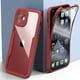 thumbnail image 1 of 360 protección de cuerpo completo cubierta de teléfono transparente para iPhone14 13 12 11 Pro Max X XR XS 14Plus pantalla frontal cubierta suave a prueba de golpes Tan Jianjun unisex, 1 of 2