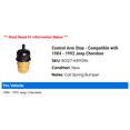 thumbnail image 2 of Control Arm Stop - Compatible with 1984 - 1993 Jeep Cherokee 1985 1986 1987 1988 1989 1990 1991 1992, 2 of 2