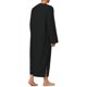 thumbnail image 3 of CAMISA DE NOCHE CHIC INSPIRE para Hombres de Algodón, Color Sólido, Cierre de Botón, 2 Bolsillos, Talla 2XL, Negro, 3 of 6