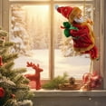 thumbnail image 3 of pitrice Electric Climbing Santa Doll Battery-Powered Holiday Figurine For Tree Decoration Santa Claus Musical Climbing Rope red, 3 of 6