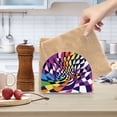thumbnail image 2 of Yayeee Napkin Holder for Table Set of 2 Kitchen Paper Tissue Organization, Purple Wavy Plaid, 2 of 8